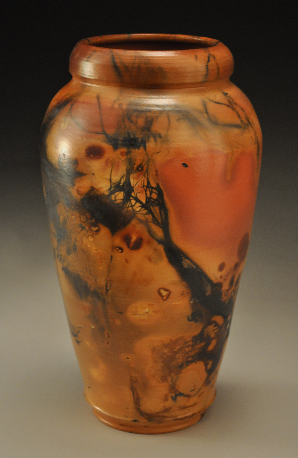 Fumed Tall Vase