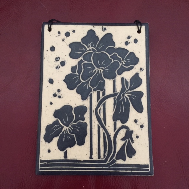 Frey, Mom's Book, 5x7 in. - clay - Sgraffito