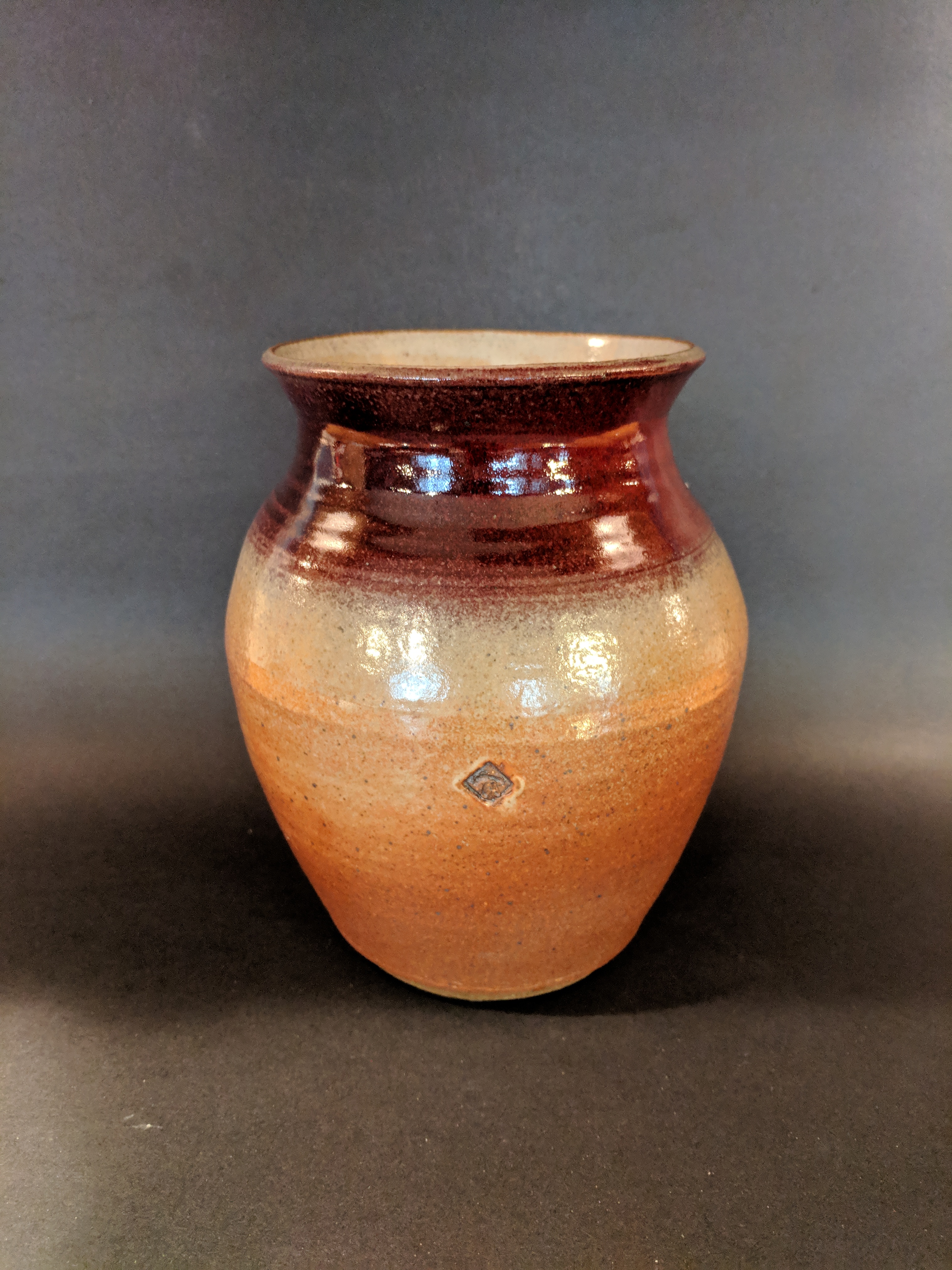 WYATT-Vase-9x7x7in. Stoneware Cone 10 Reduction